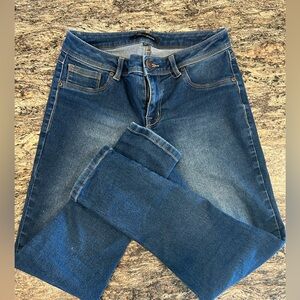 Denim Blue Skinny Jeans for Women